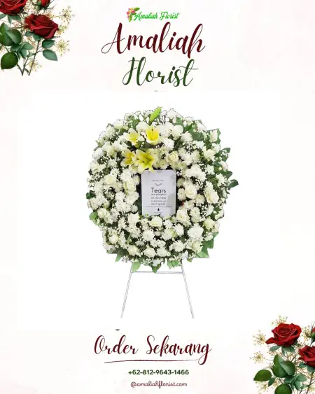 Krans Bunga Duka Talaga Luhur